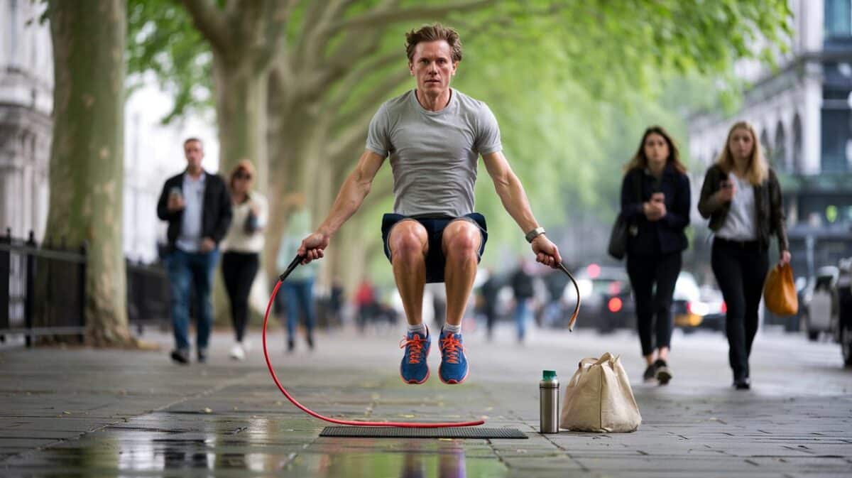 The workout at least four times more efficient than walking