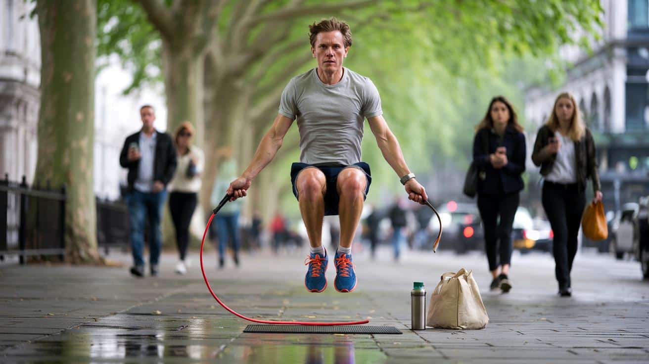 The workout at least four times more efficient than walking